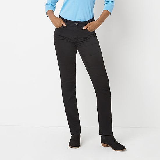 St. John's Bay Womens Tall Mid Rise Straight Leg Jean