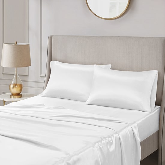Madison Park Essentials Satin Wrinkle Resistant Pillowcase