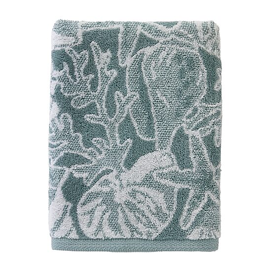 Saturday Knight South Seas Shell Embellished Jacquard Bath Towel