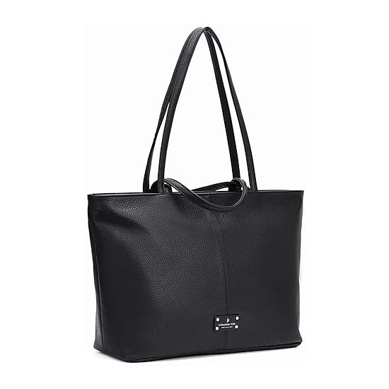 London Fog East West Double  Handle Tote Bag