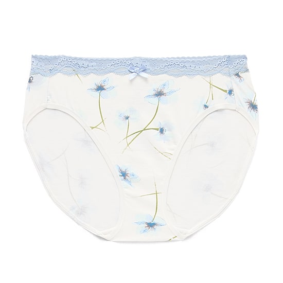 Ambrielle Cotton High Cut Panty