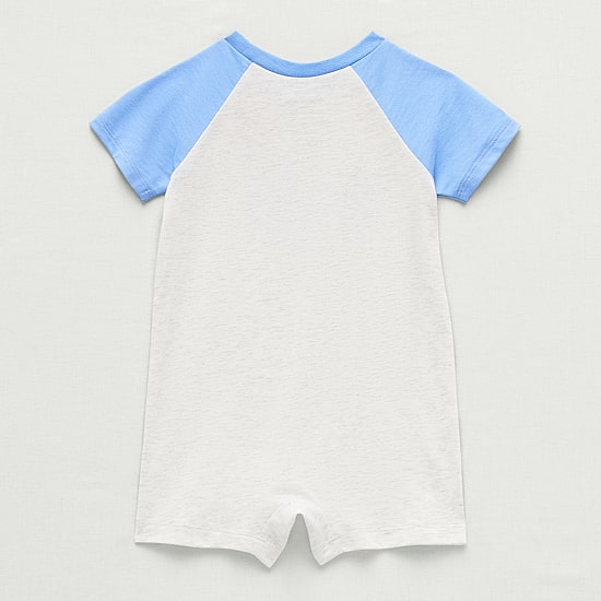 Okie Dokie Baby Boys Short Sleeve Romper