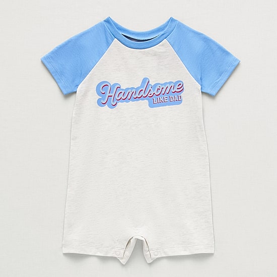 Okie Dokie Baby Boys Short Sleeve Romper