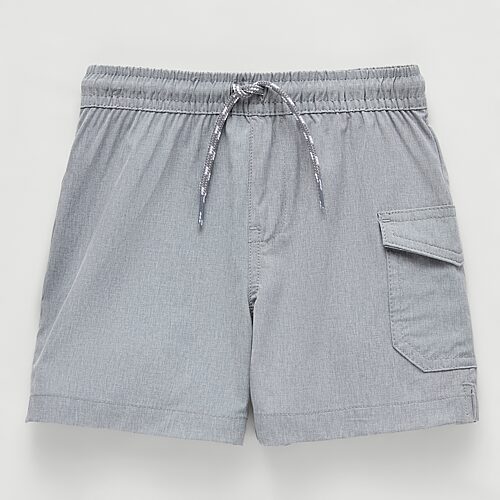 Okie Dokie Active Toddler & Little Boys Moisture Wicking Cargo Short, 5t, Gray