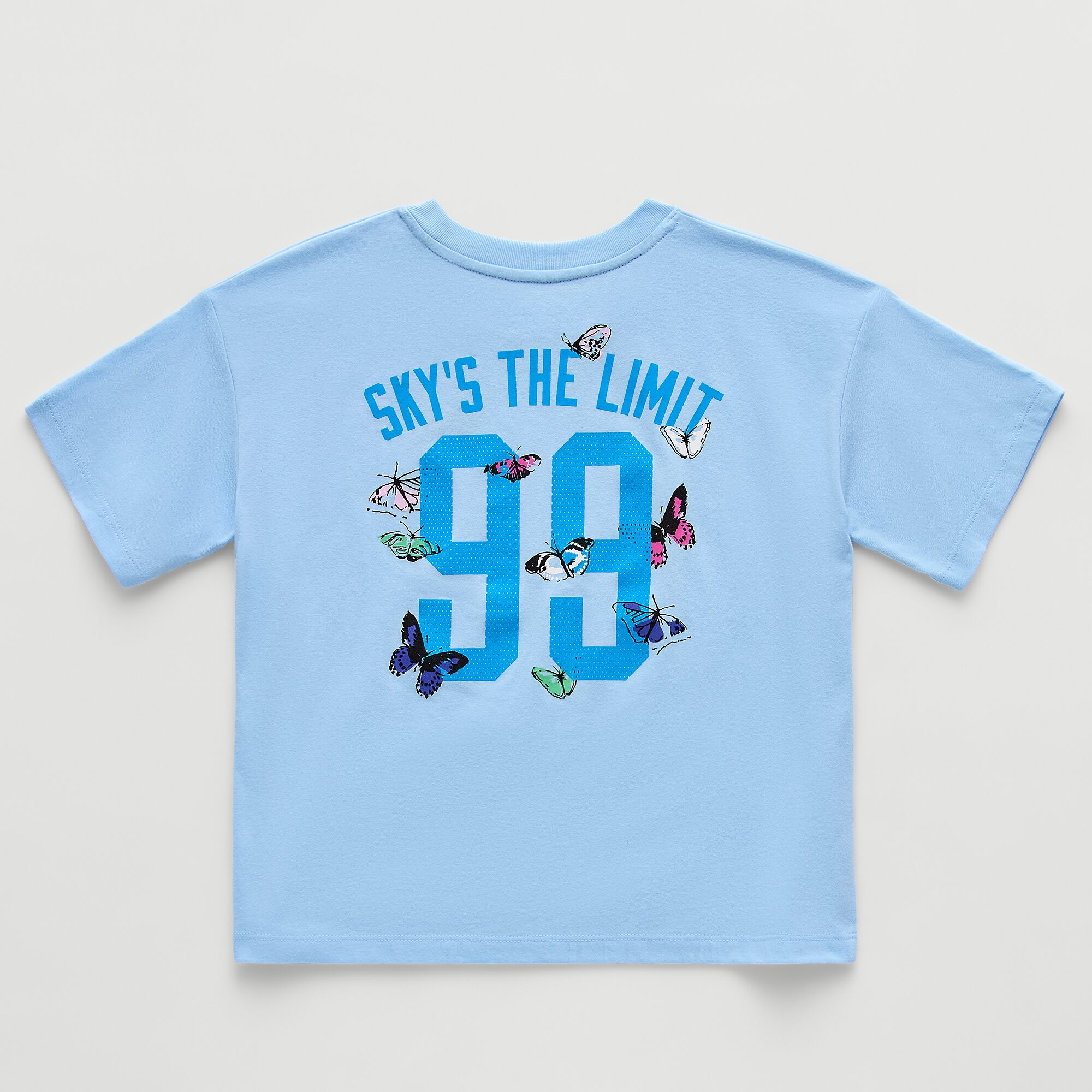 Xersion Little & Big Kid Girls Crew Neck Short Sleeve Relaxed Fit Graphic T-Shirt