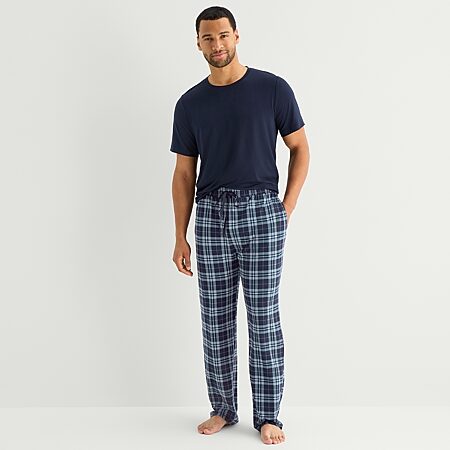 Stafford Modal Mens Long Sleeve 2-pc. Pajama Set - JCPenney