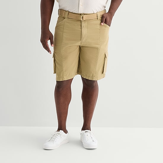 mutual weave Mens 10" Big and Tall Cargo Short