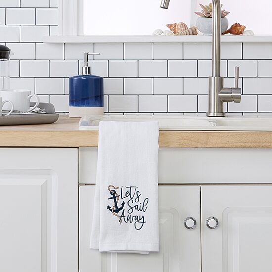 Saturday Knight Lets Sail Away Hand Towel 2-pc. Hand Towel