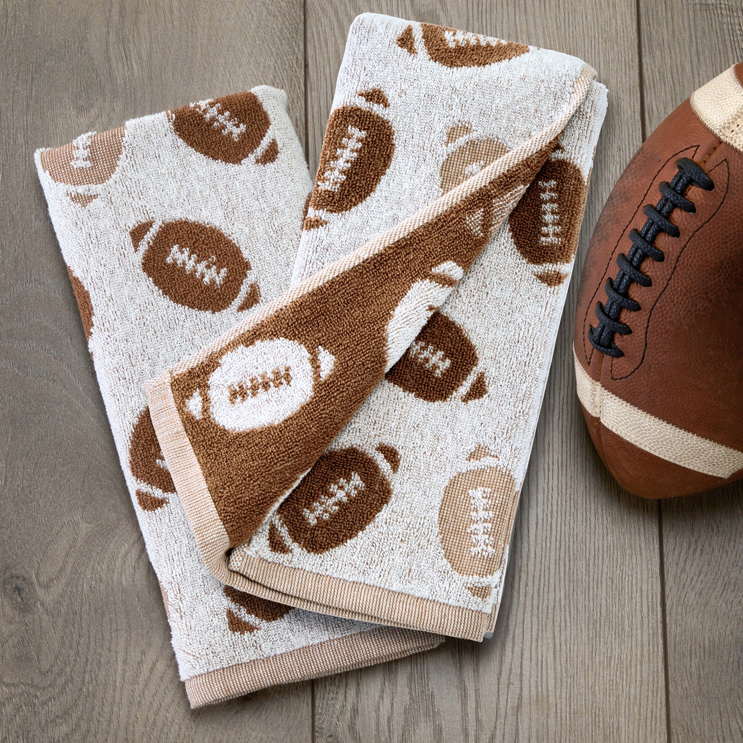 Saturday Knight Football 2-pc. Embellished Hand Towel