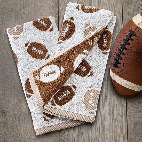 Saturday Knight Football 2-pc. Embellished Hand Towel
