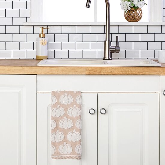 Saturday Knight Pumpkin 2-pc. Embellished Jacquard Hand Towel