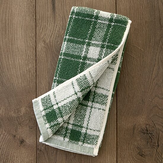 Saturday Knight Buffalo Plaid 2-pc. Embellished Hand Towel