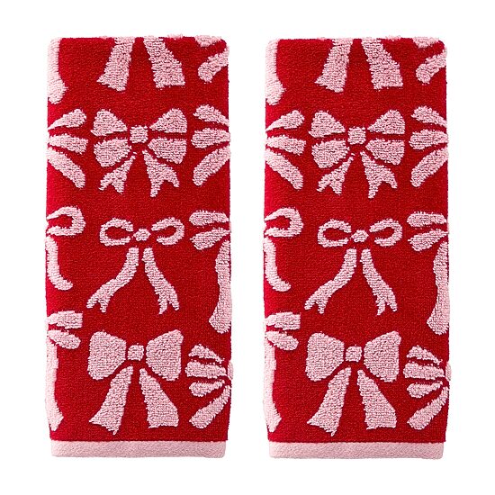 Saturday Knight Bow 2-pc. Embellished Hand Towel