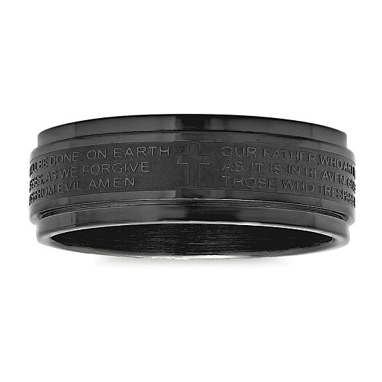 Steeltime Mens 6MM Stainless Steel Band