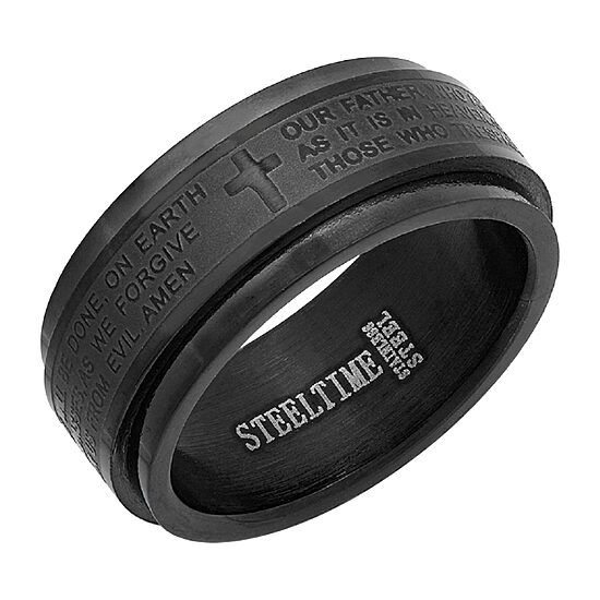Steeltime Mens 6MM Stainless Steel Band