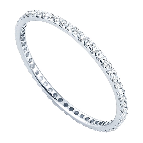 1/4 CT.T.W. Natural Diamond Eternity Band