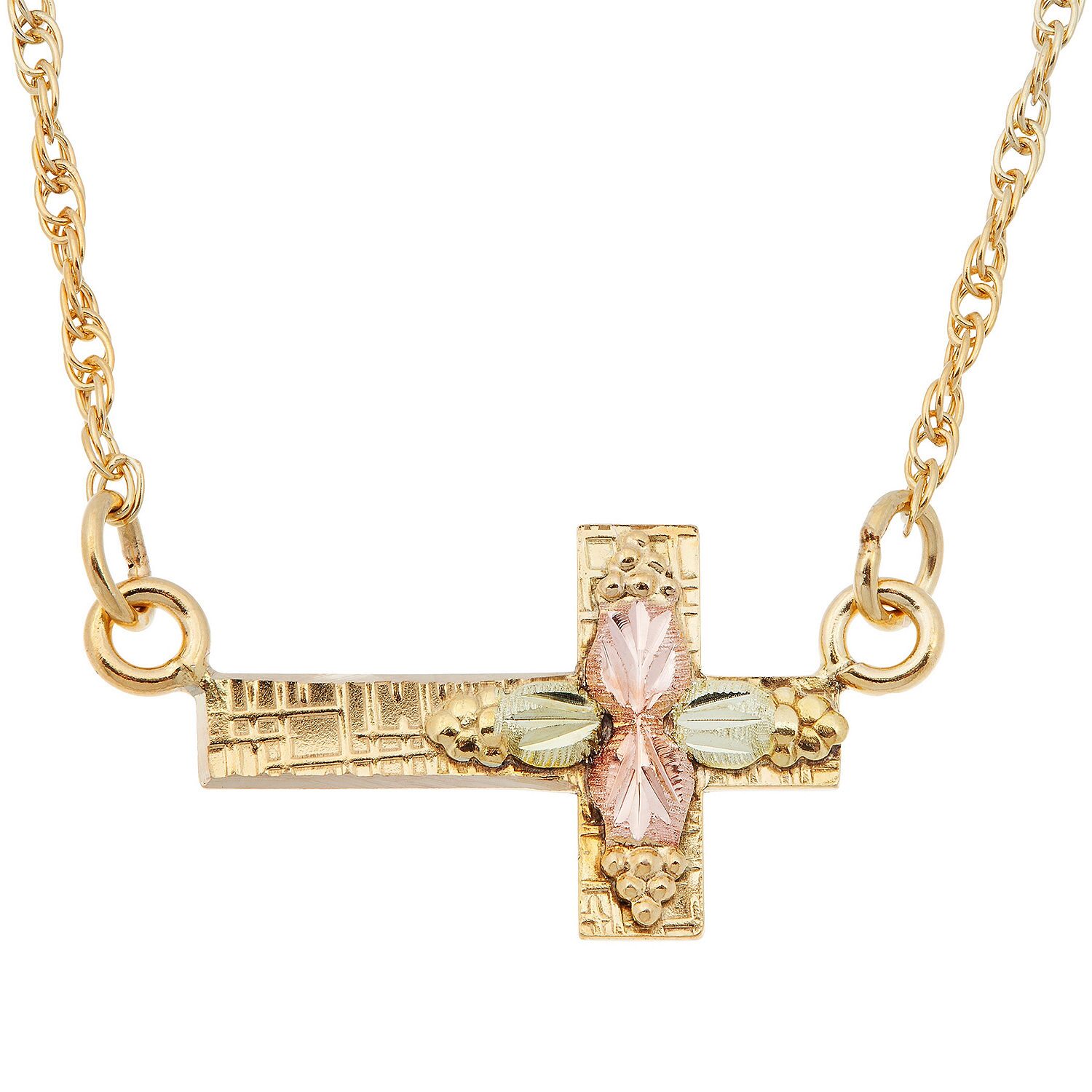 Landstroms Black Hills Gold 10K Gold Pendant Necklace