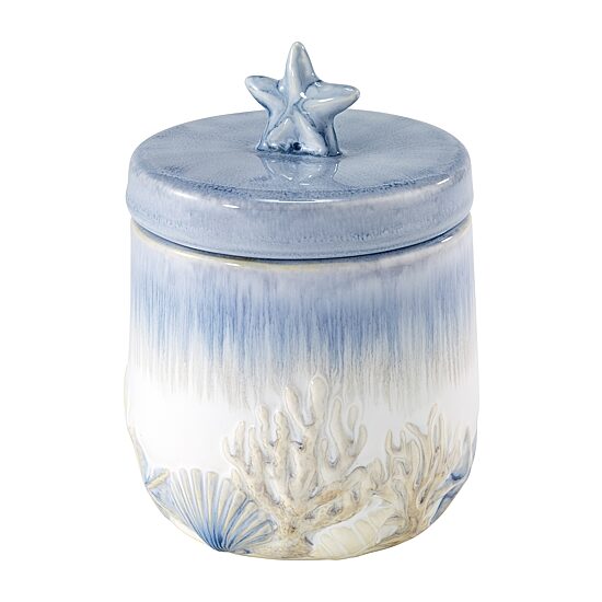 Avanti Abstract Coastal Bathroom Canister