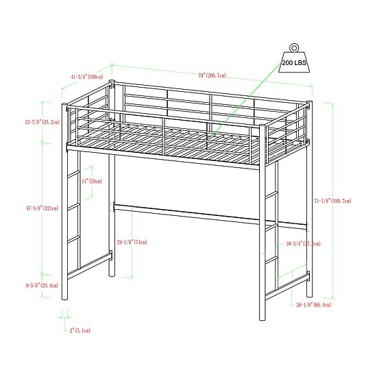 Pearson Twin Loft Bed