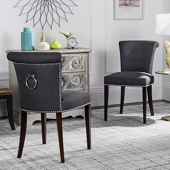 Safavieh Arion Dining Collection 2-pc. Upholstered Tufted Dining Chair