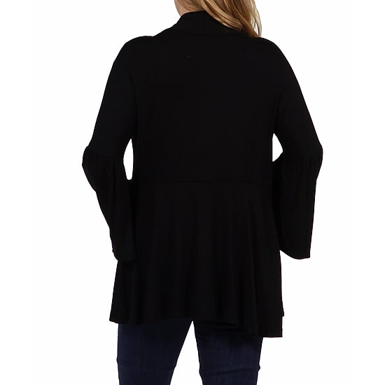 24seven Comfort Apparel Womens Maternity Midweight Soft Shell Vest
