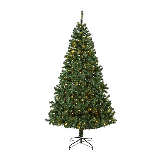 Nearly Natural 7 1/2 Foot Northern Tip Pine With 400 Clear Led Lights Pre-Lit Christmas Tree