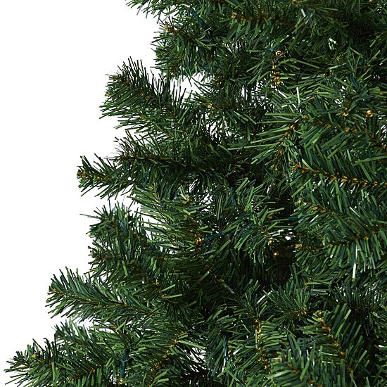 Nearly Natural 7 1/2 Foot Northern Tip Pine With 400 Clear Led Lights Pre-Lit Christmas Tree