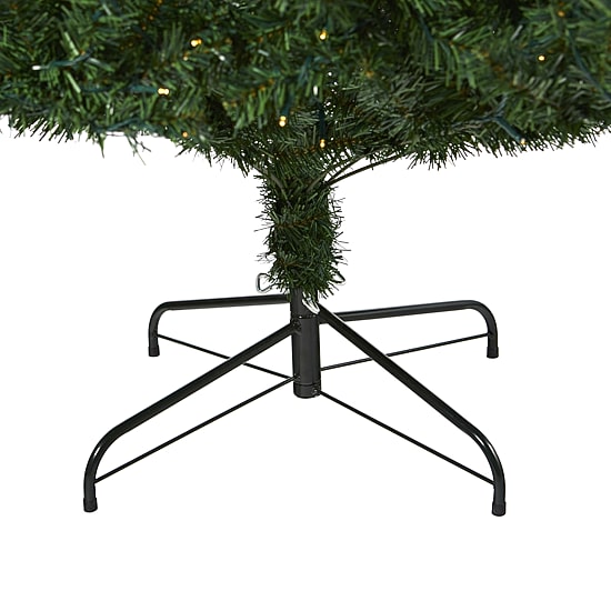 Nearly Natural 7 1/2 Foot Northern Tip Pine With 400 Clear Led Lights Pre-Lit Christmas Tree