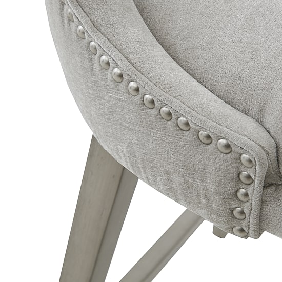 Madison Park Janet Counter Height Upholstered Swivel Bar Stool