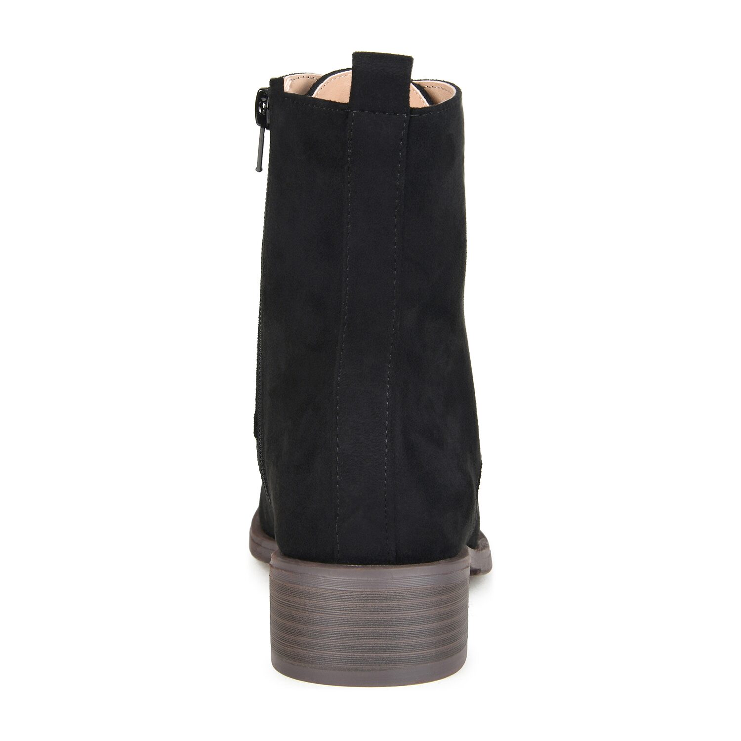 Journee Collection Womens Vienna Block Heel Combat Boots