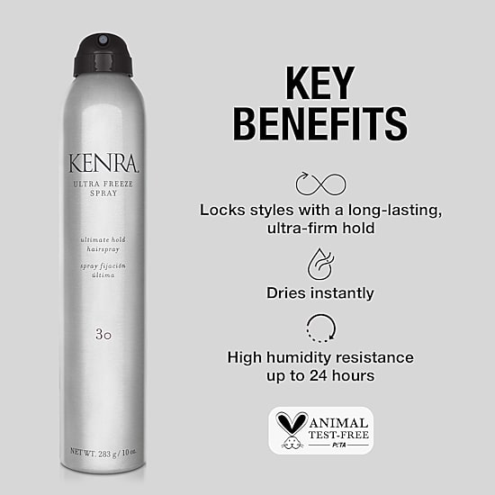 Kenra Ultra Freeze Spray 30 10 Oz Hair Spray 10 oz.