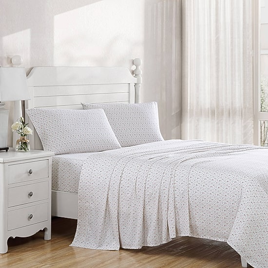 Laura Ashley Sateen Cotton 300tc Sheet Set