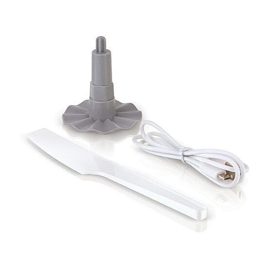 Euro Cuisine Cordless / Rechargeable Chopper with Scale and two glass bowl
