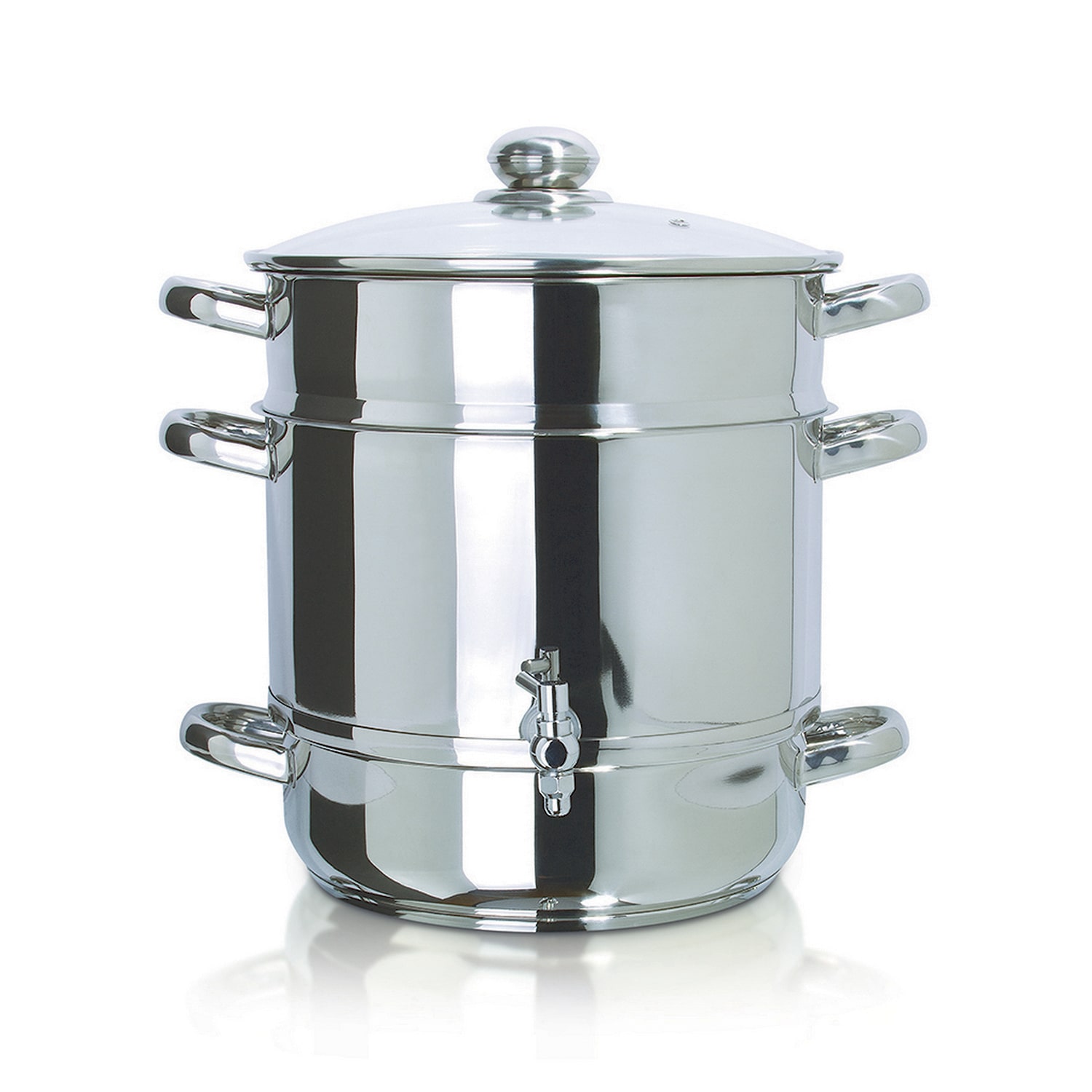 Euro Cuisine Stainless Steel Stove Top Steam Juicer