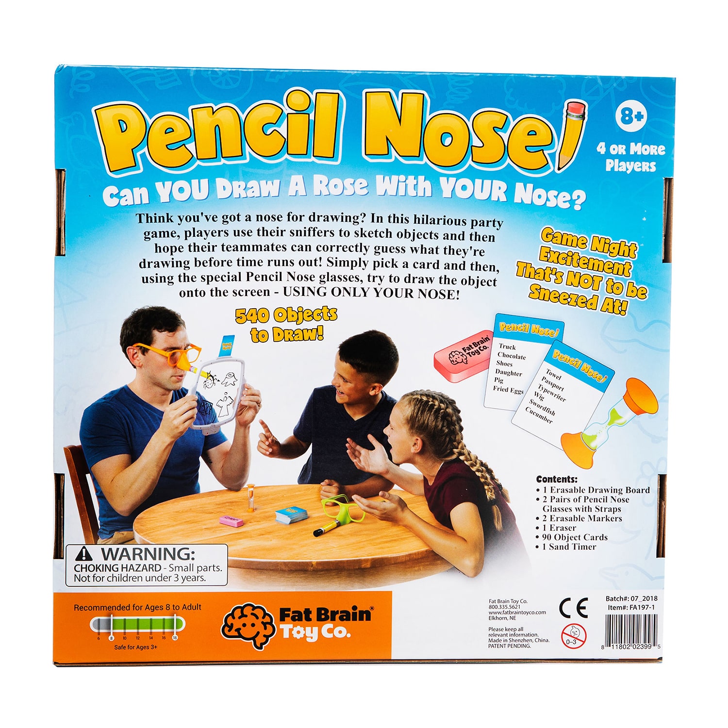 Fat Brain Toy Co. Pencil Nose Table Game