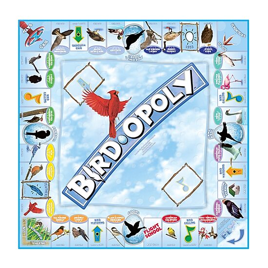 Late For The Sky Bird-Opoly Board Game