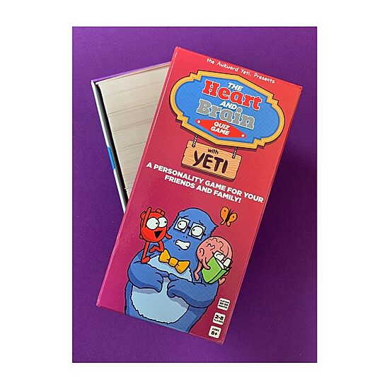 Nutt Heads The Awkward Yeti Presents: The Heart And Brain Quiz Game Card Game