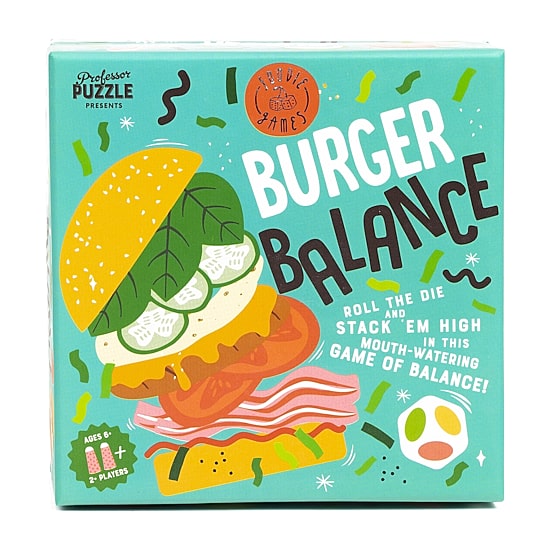 Professor Puzzle Burger Balance Board Game