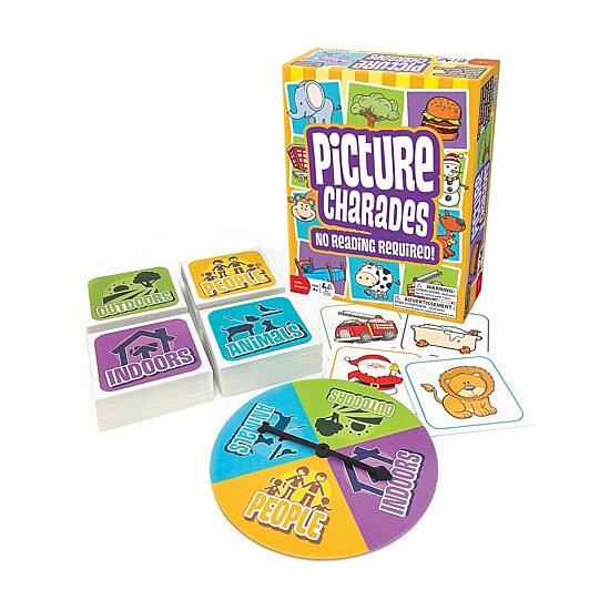 Outset Media Picture Charades - No Reading Required! Board Game