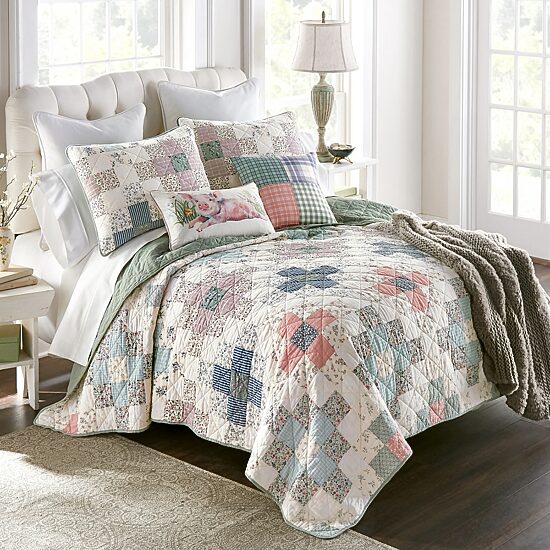 Donna Sharp April Patch 2-pc. Square Throw Pillow