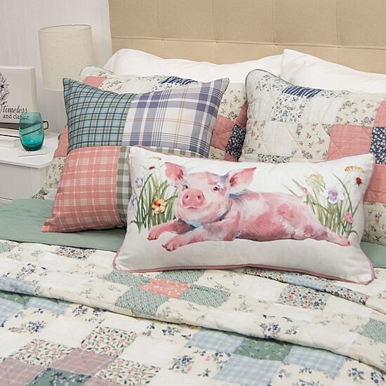 Donna Sharp April Patch 2-pc. Square Throw Pillow