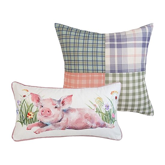 Donna Sharp April Patch 2-pc. Square Throw Pillow