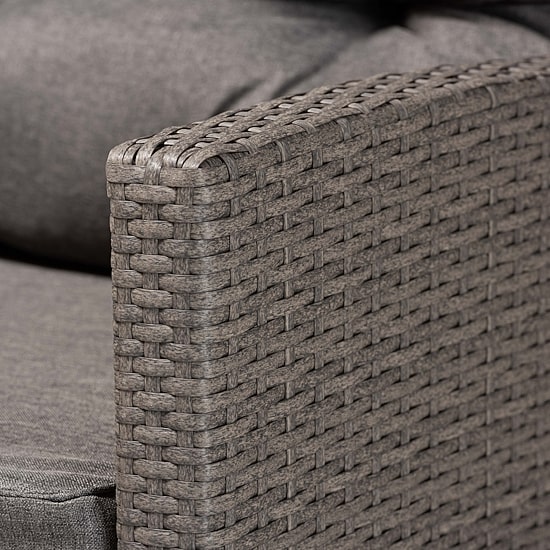 Baxton Studio Darian Rattan 4-Piece Patio Set