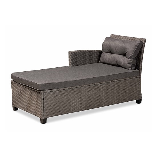 Baxton Studio Darian Rattan 4-Piece Patio Set