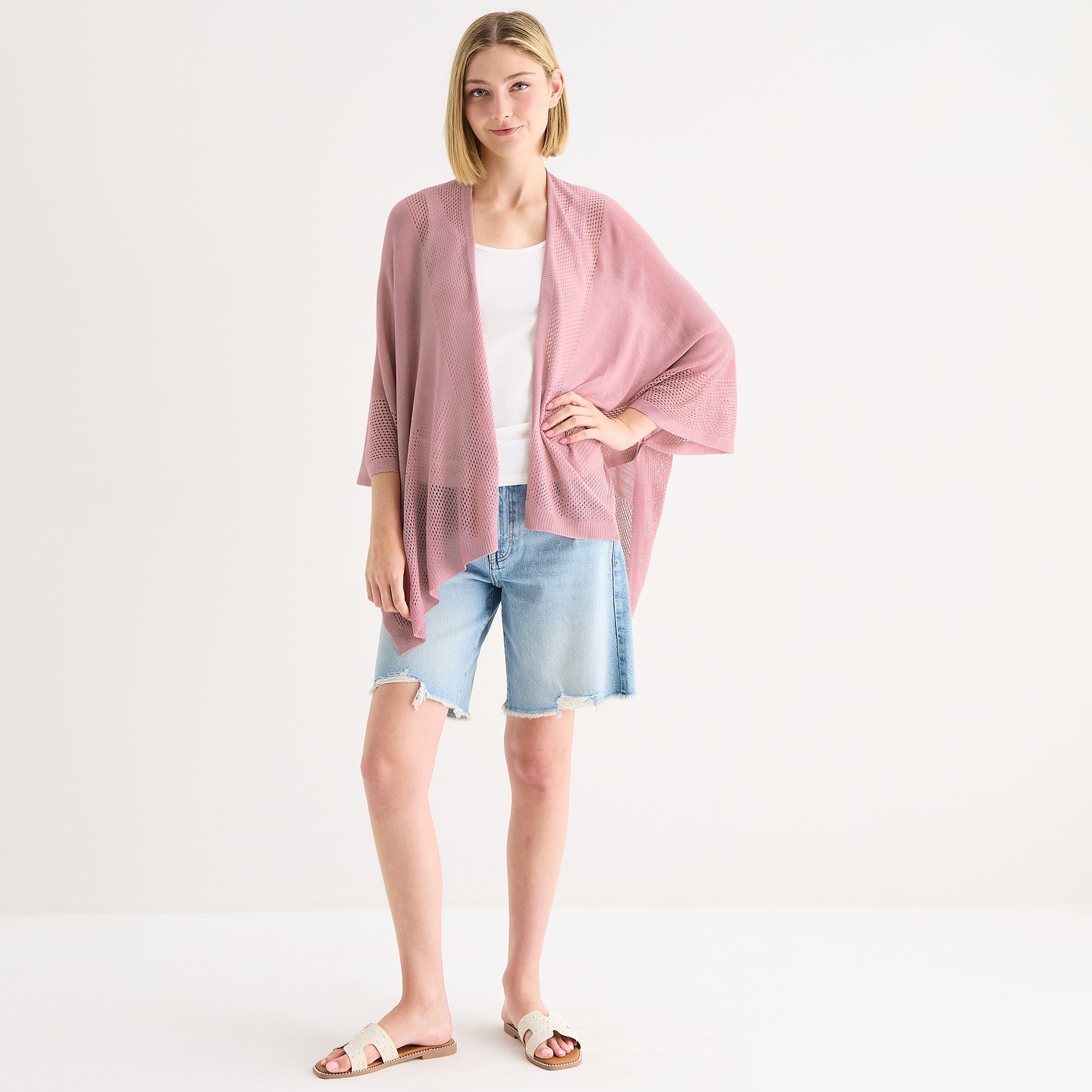 A.N.A Open Knit Wrap
