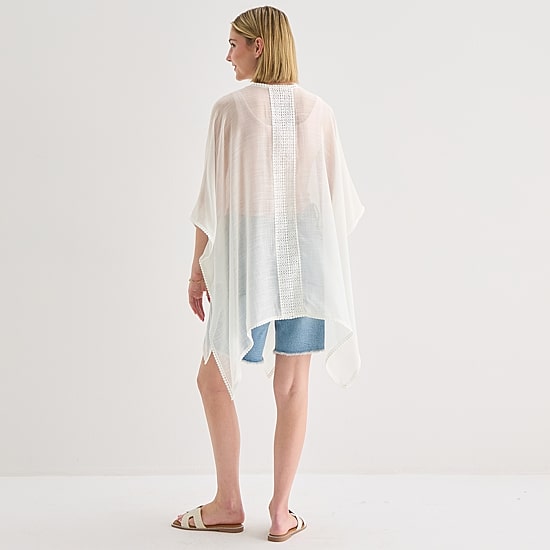 A.N.A Crochet Back Wrap