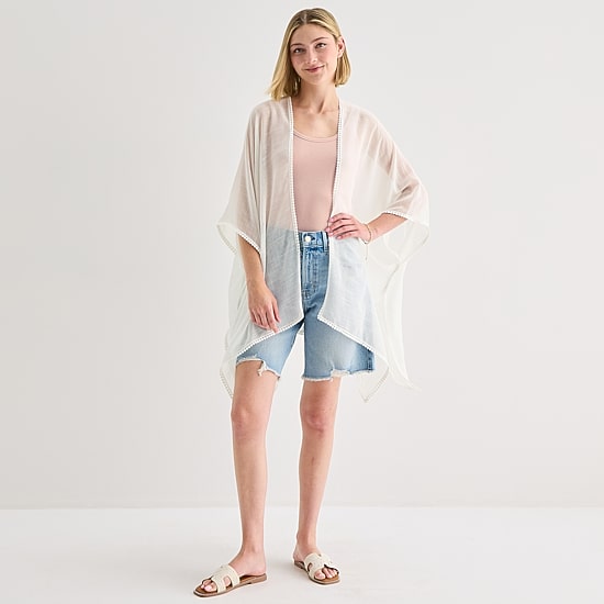 A.N.A Crochet Back Wrap
