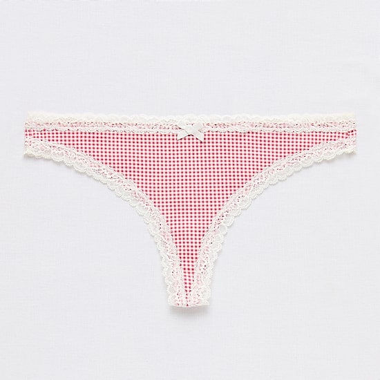 Arizona Body Cotton with Lace Thong