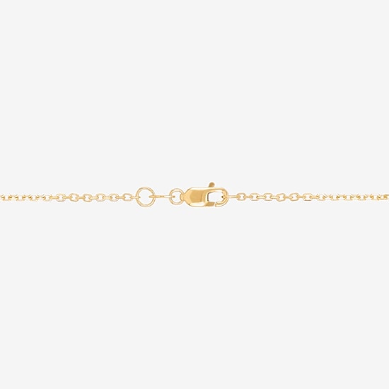 Gold Addiction Womens 10K Gold 17 Inch Link Chain Necklace