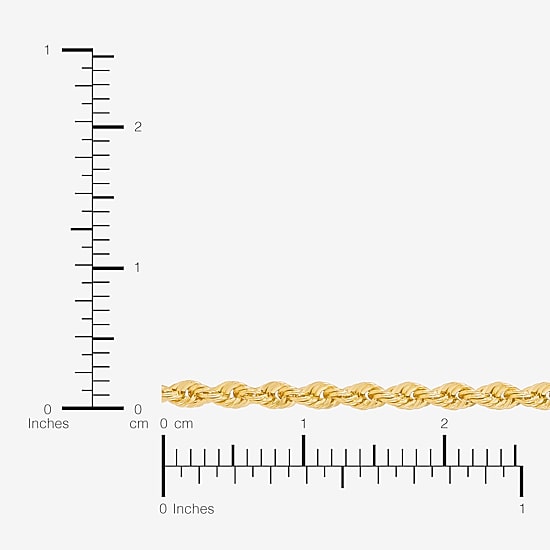 Bonded Brilliance Womens 14K Gold Bonded With Sterling Silver 7.5 Inch Solid Rope Chain Bracelet